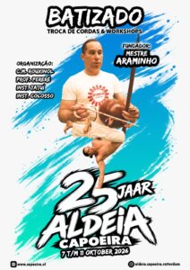 25 jaar Aldeia Capoeira - inschrijven voor batizado
